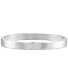 Ben Oni Polished Bold Bangle Bracelet In Silver