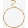Ben Oni Wheat Chain Anklet In Gold
