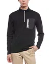 Ben Sherman 1/4-zip Pullover In Black