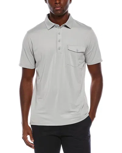 Ben Sherman Air Pique Sports Fit Polo Shirt In Gray