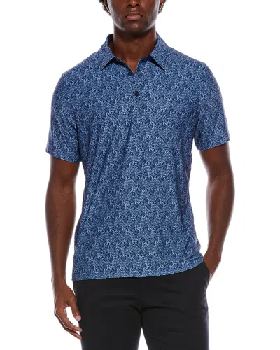 Ben Sherman Bamboo Geo Tech Jersey Sports Fit Polo Shirt In Multi