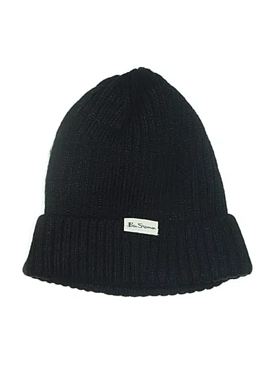 Pre-owned Ben Sherman Beanie Hat In Black