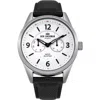 Ben Sherman Black Leather Watch In Black