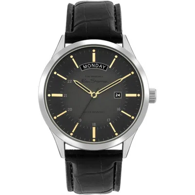 Ben Sherman Leather Men's Watch In Black