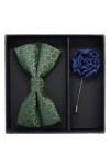 Ben Sherman Bow Tie & Lapel Pin Set