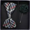 Ben Sherman Bow Tie & Lapel Pin Set In Multi