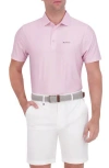 Ben Sherman Collage Solid Stretch Tech Polo In Pink