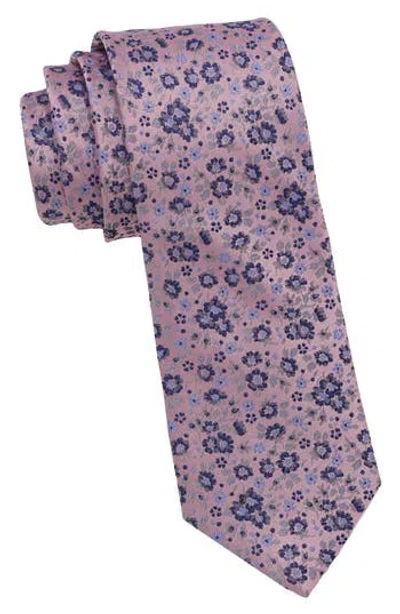 Ben Sherman Ditsy Floral Tie In Pink