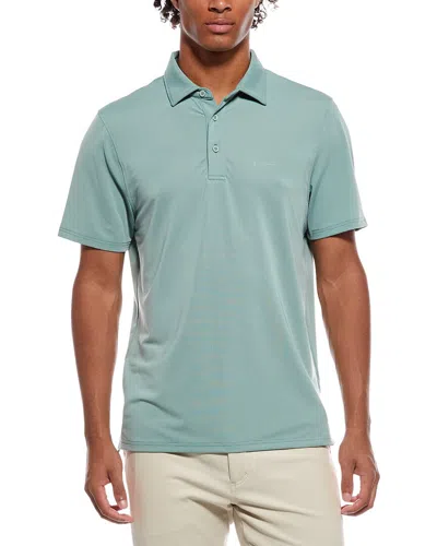 Ben Sherman Dobby Jacquard Tech Pique Sport Fit Polo Shirt In Green
