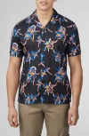 BEN SHERMAN FLORAL CAMP SHIRT