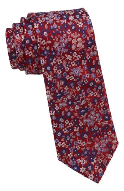 Ben Sherman Floral Woven Tie In Pattern