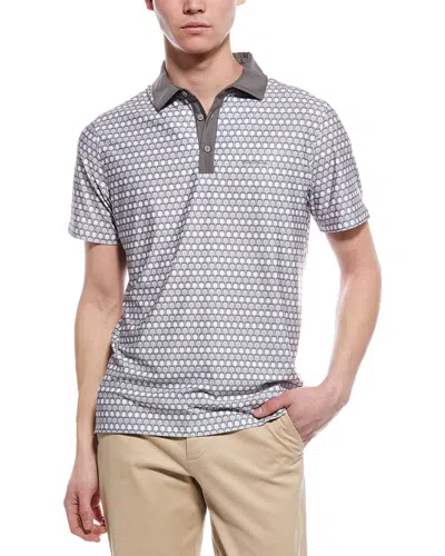 Ben Sherman Geo Sports Fit Polo Shirt In Multi