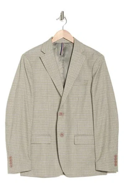 Ben Sherman Gingham Sport Coat In Olive