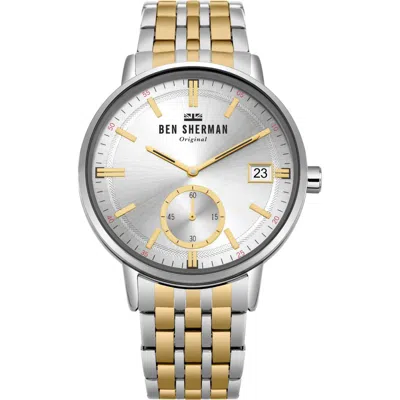 BEN SHERMAN GOLD STAINLESS STEEL WATCH