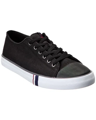 Ben Sherman Hadley Canvas Sneaker In Black