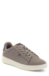Ben Sherman Men's Hampton Faux Suede Low Top Sneakers In Charcoal/navy/whisper White