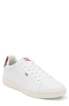 Ben Sherman Hampton Sneaker In White/red