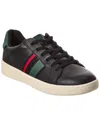 Ben Sherman Hampton Stripe Sneaker In Black