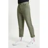 Ben Sherman Men's Linen Cotton Trouser Pants In Olive