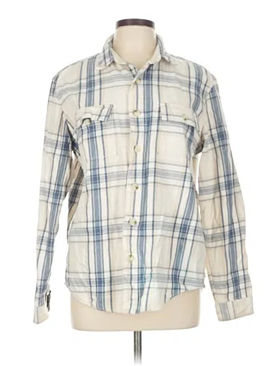 Pre-owned Ben Sherman Long Sleeve Button Down Shirt In White