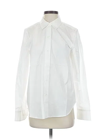 Pre-owned Ben Sherman Long Sleeve Button Down Shirt In White