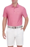 Ben Sherman Mélange Stretch Tech Polo In Pink