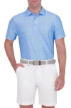 Ben Sherman Mélange Stretch Tech Polo In Blue