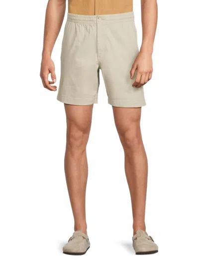 Ben Sherman Men's Beachcomber Stretch Cotton Shorts In Neutral
