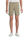 Ben Sherman Men's Beachcomber Stretch Cotton Shorts In Green