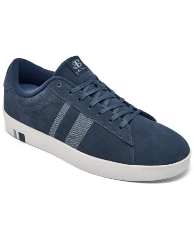Ben Sherman Men's Boxwell Low Casual Sneakers From Finish Line In Blue,white