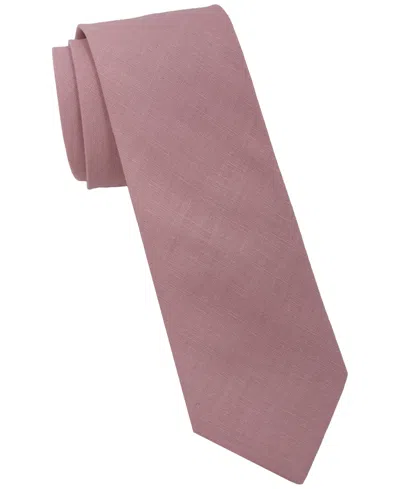 Ben Sherman Men's Classic Design Solid Pattern Tie In Pink