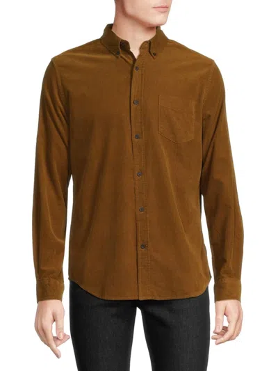 Ben Sherman Men's Corduroy Shirt In Brown