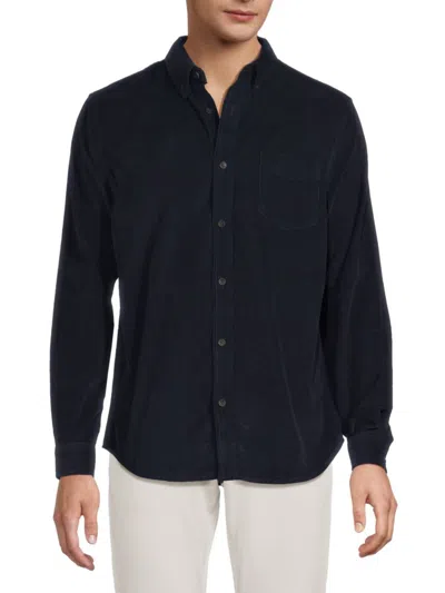 Ben Sherman Men's Corduroy Shirt In Navy Blaze