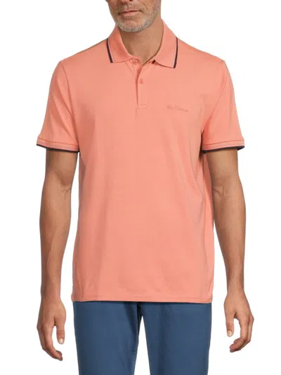 Ben Sherman Men's Core Tipped Cotton-blend Polo Shirt