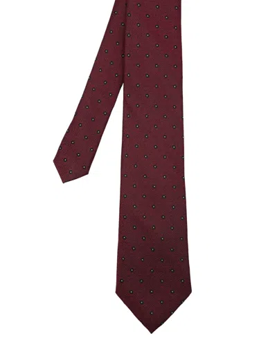 Ben Sherman Men's Dot Silk Tie In Red