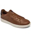Ben Sherman Men's Hampton Low Court Casual Sneakers From Finish Line In Chestnut