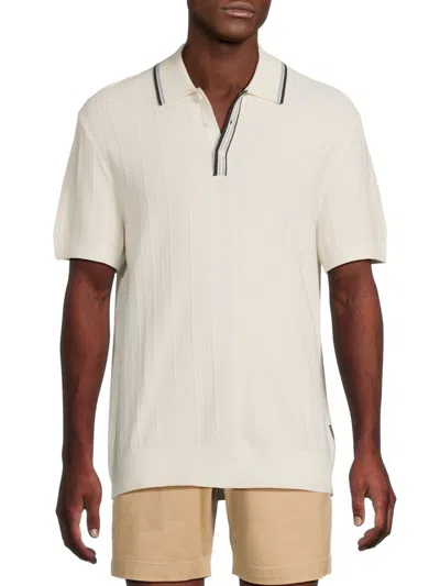 Ben Sherman Men's Herringbone Polo Shirt