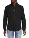 Ben Sherman Men's Oxford Button Down Shirt In Black