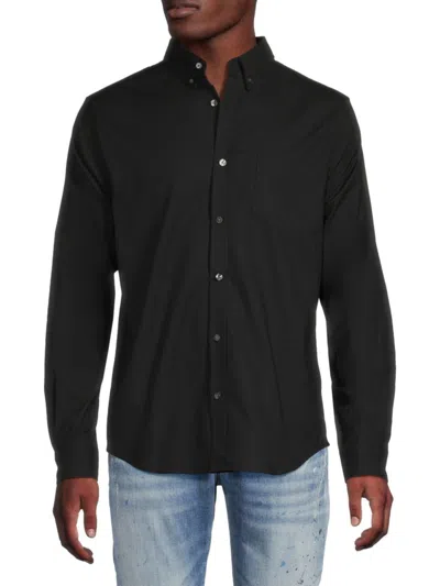 Ben Sherman Men's Oxford Button Down Shirt In Black
