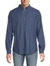 Ben Sherman Men's Oxford Button Down Shirt In Dark Blue