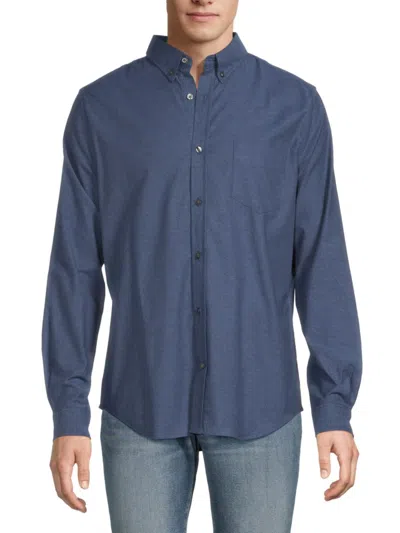 Ben Sherman Men's Oxford Button Down Shirt In Dark Blue