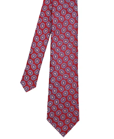 Ben Sherman Men's Paisley Medallion Silk Tie In Red
