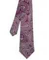 Ben Sherman Men's Paisley Silk Tie In Burgundy