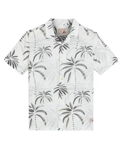 BEN SHERMAN MEN'S PALM PRINT SHORT SLEEVE SHIRT