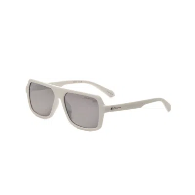 Ben Sherman Men's Piers 57 Mm White Sunglasses