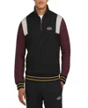 Ben Sherman Overhead Colorblock Quarter Zip In Black