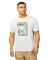 Ben Sherman Rehersal Room Organic Cotton Graphic T-shirt In White