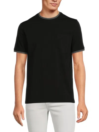 Ben Sherman Men's Ringer Pocket T Shirt In Black