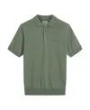 Ben Sherman Signature Organic Cotton Polo Sweater In Olive