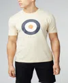 Ben Sherman Signature Target Graphic T-shirt In Cream